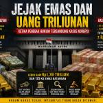Jejak Emas Penegak Hukum: Rp1,39 Triliun dan 125 Kg Emas yang Mengguncang Indonesia