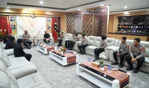 Kapolda Sulbar Terima Senkom, Perkuat Sinergi Jaga Kamtibmas